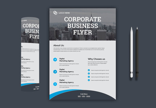 Clean Corporate Business Flyer