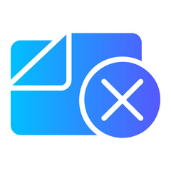 Fototapeta premium folder gradient icon