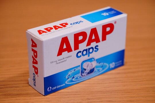 Polish Apap Caps paracetamol