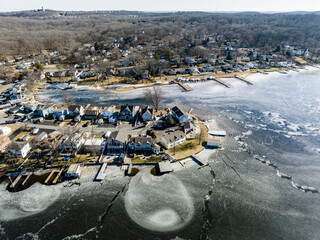 Lake Hopatcong New Jersey in The Winter