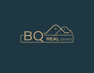 BQ Real Estate & Consultants Logo Design Vectors images. Luxury Real Estate Logo Design