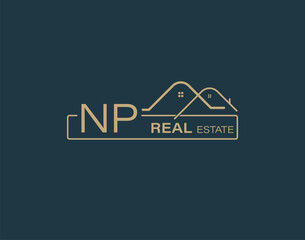 NP Real Estate & Consultants Logo Design Vectors images. Luxury Real Estate Logo Design