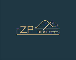 ZP Real Estate & Consultants Logo Design Vectors images. Luxury Real Estate Logo Design