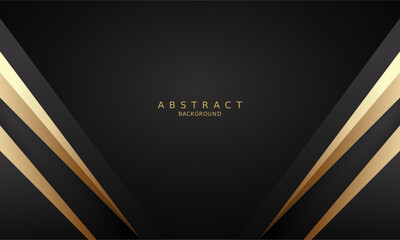 dark black luxury premium background and gold line.