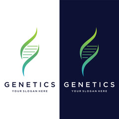 Logo design template DNA elements. Bio tech, DNA people, bio DNA, DNA spirals. Logos can be for science, pharmacy and medical.