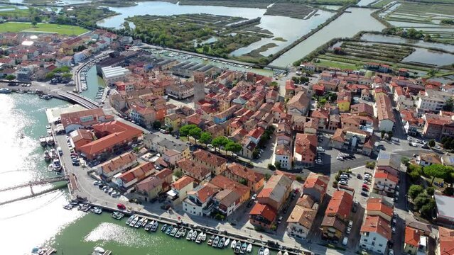 Marano reserve and lagoon. Protected oasis and historic village