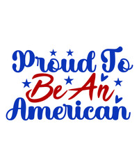 Proud To Be An American SVG Cut File