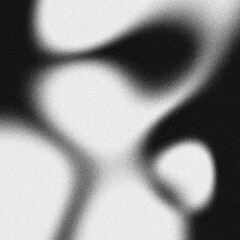 Black white abstract blurred grainy gradient background texture