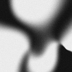 Black white abstract blurred grainy gradient background texture
