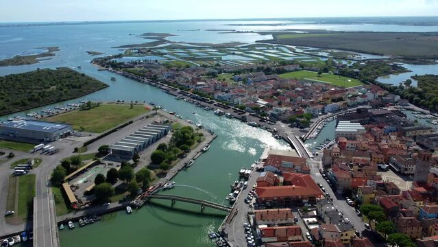 Marano reserve and lagoon. Protected oasis and historic village