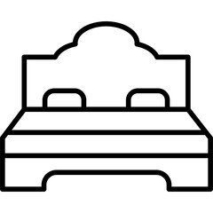 Double Bed Icon
