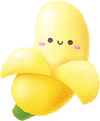 Cute Banana Illustration