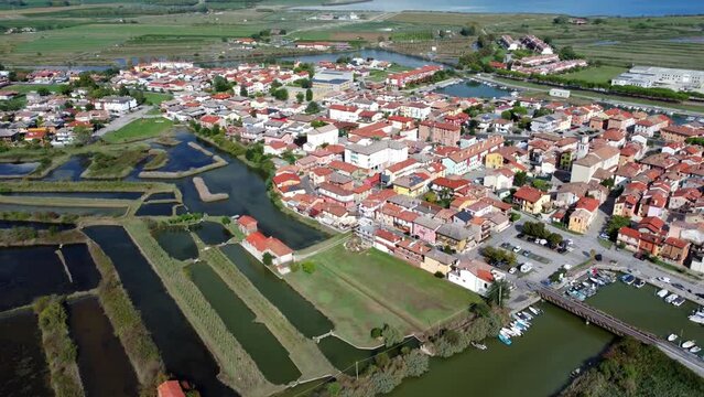 Marano reserve and lagoon. Protected oasis and historic village