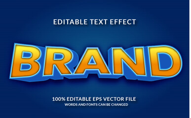 Brand Editable Text Effect