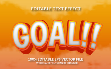 Goal Editable Text Effect