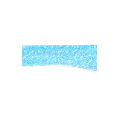 Blue Strip of Glitter Paper