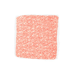 Orange Strip of Glitter Paper