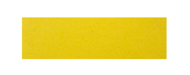 Yellow paper piece on transparent background. Png paper.