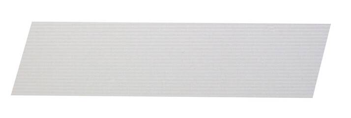 White paper piece on transparent background. Png paper.