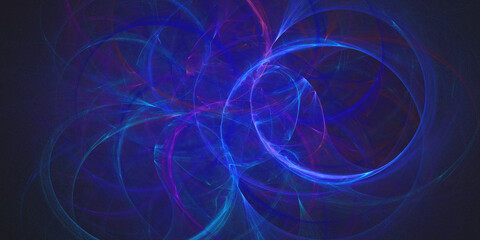 3D rendering abstract multicolor fractal background