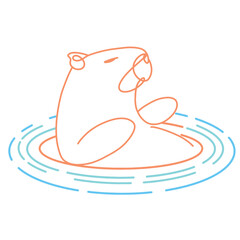 Capybara, The Master of Relaxation