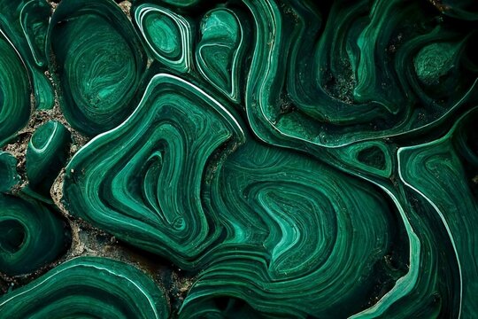 Abstract background of stone texture. Malachite texture
