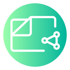folder gradient icon
