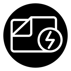 folder glyph icon