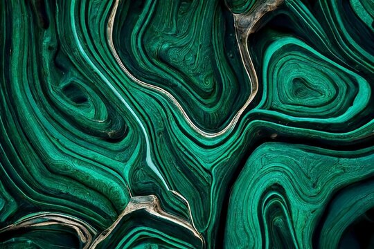 Abstract background of stone texture. Malachite texture