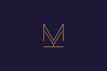 MK minimal letter typo logo design, MK simple line logo, MK icon design 