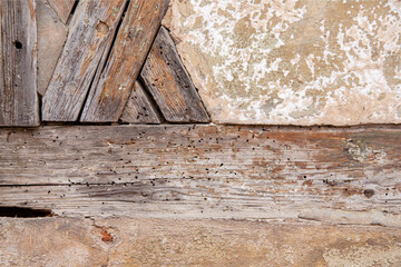 Fachwerk Haus Fassade  - Handwerk Holz Hintergrund
