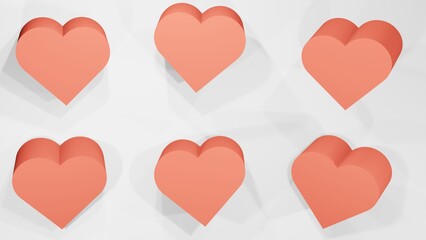 Illustration design of love background on white background. love event. Graphic resources.