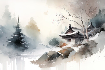Snow landscape