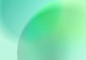 Pastel Soft Green Gradient Abstract Round Shape Grainy Texture Background Wallpaper