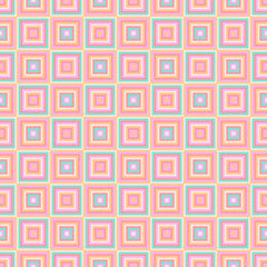 beautiful soft pastel pink love of theme square geometric multi layer seamless pattern paper gift and wallpaper background