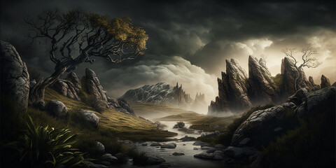 Fantasy natural environment 