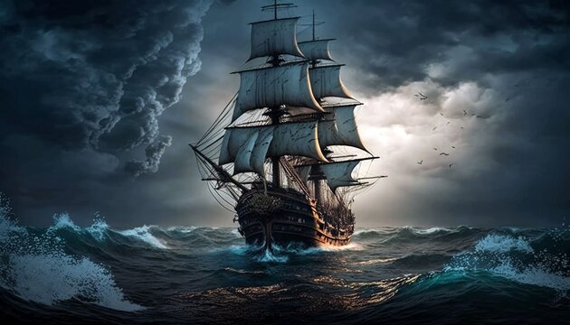 Monsters oceans and ships