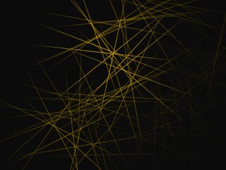 Yellow spicule lines abstract background.