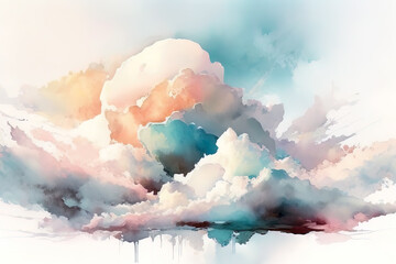 clouds abstract background