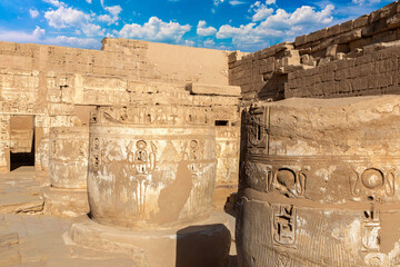 Medinet Habu temple in Luxor