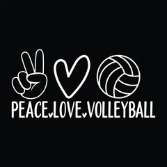 Peace Love Volleyball