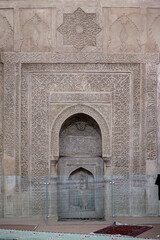 Fototapeta na wymiar Mihrab of Neyriz Mosque, Iran