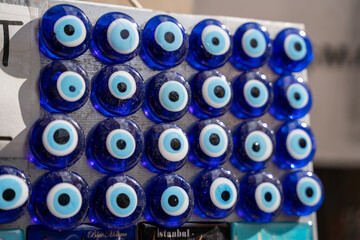 Evil Eye Beads Mangets Sold in the Bazaar