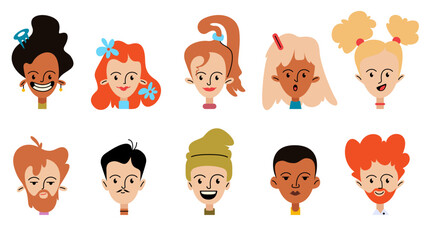 10 Avatar Illustrations