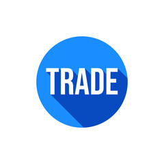 Trade products digital icon label badge banner sign design vector