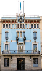 Fototapeta na wymiar Former town hall of Gracia in Barcelona, Catalonia, Spain, Europe