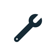 Wrench Icon Design Template Elements