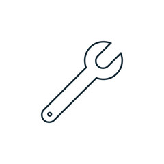 Wrench Icon Design Template Elements