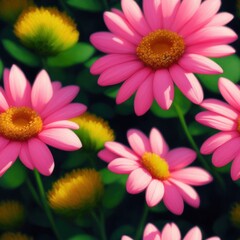 seamless tileable flowers pattern, CFC2023SPR