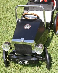 Old historic pedal car - Ford model T style